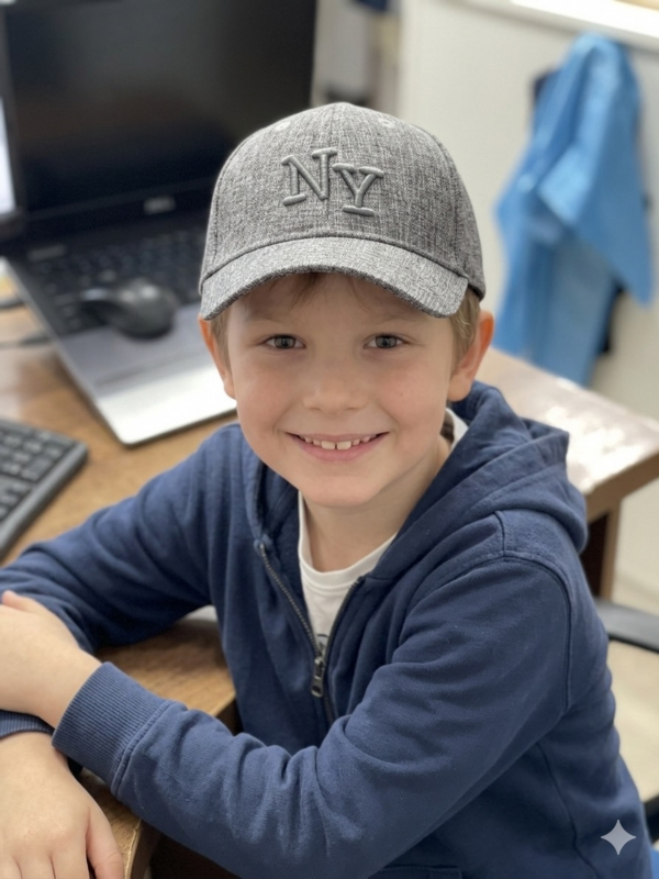 Czapka Chłopięca Roz Standard, 1 kolor Paczka 12 szt